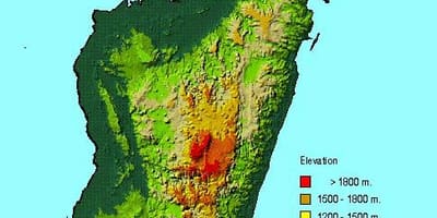 Karte von Madagaskar Geographie