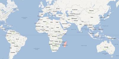 Karte von Madagaskar Position auf der Karte